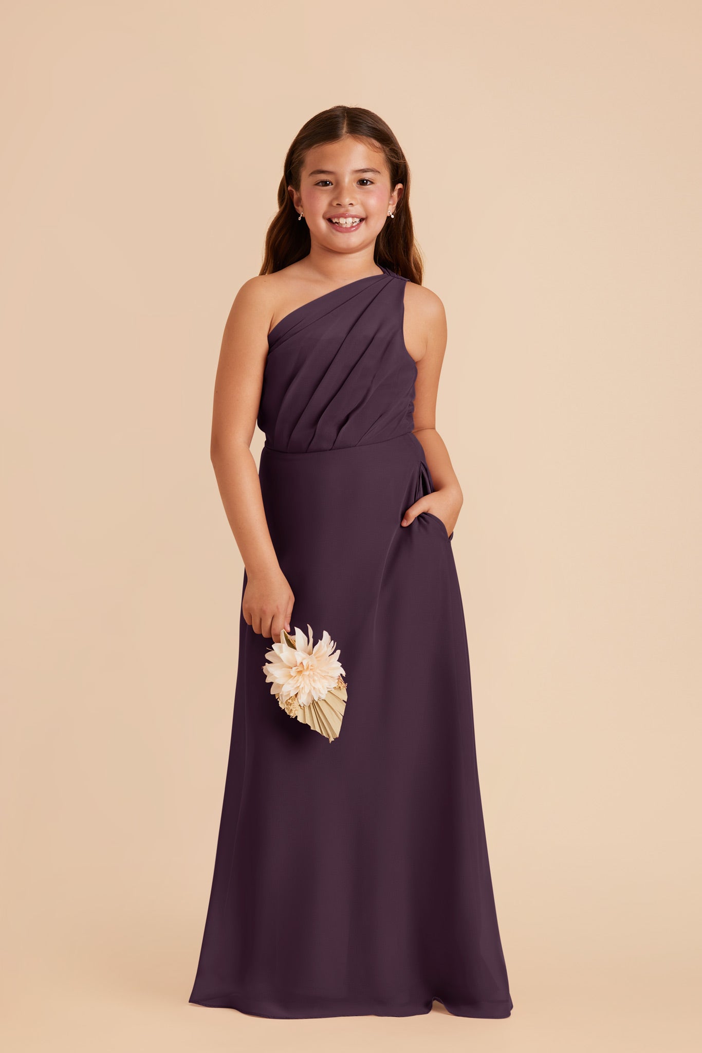 Plum Junior Bridesmaid Dresses