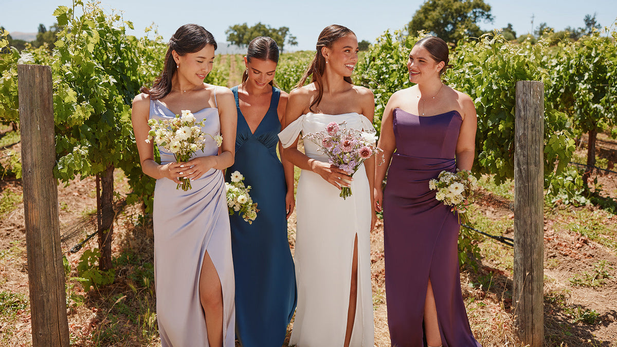 Destination Bound: Matching Bridesmaids' Dresses to Your Wedding Location