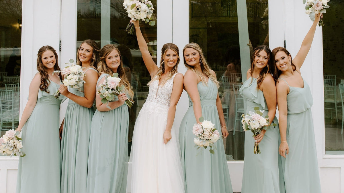 12 Sage Green Bridesmaids Dresses We Love