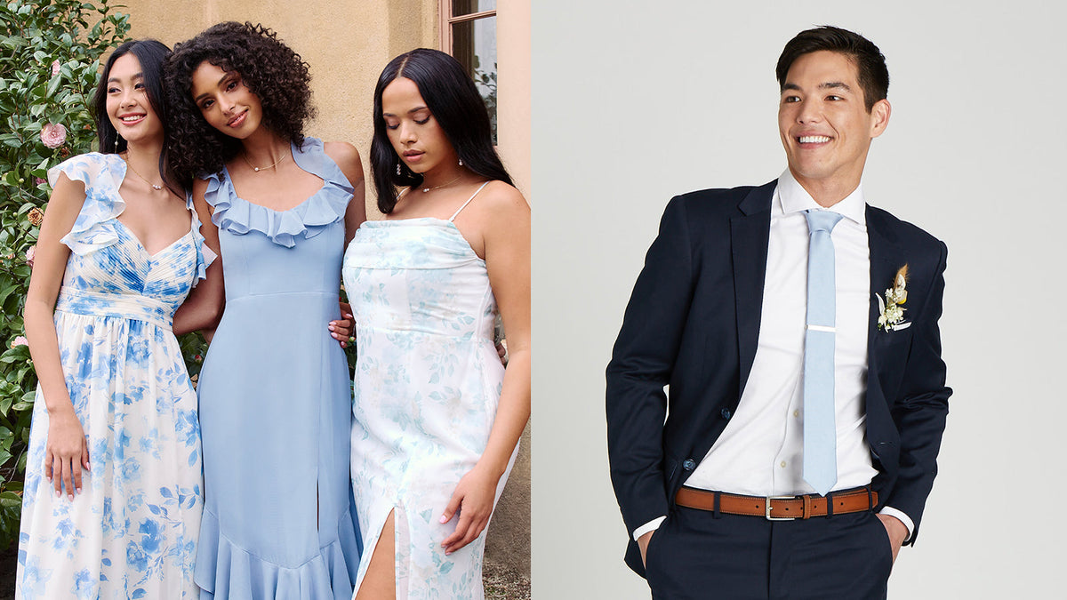 A Guide to Matching Floral Bridesmaid Dresses with Men's Ties