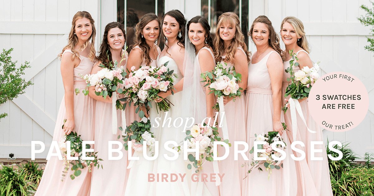 Ballet Pink Bridesmaid Dresses