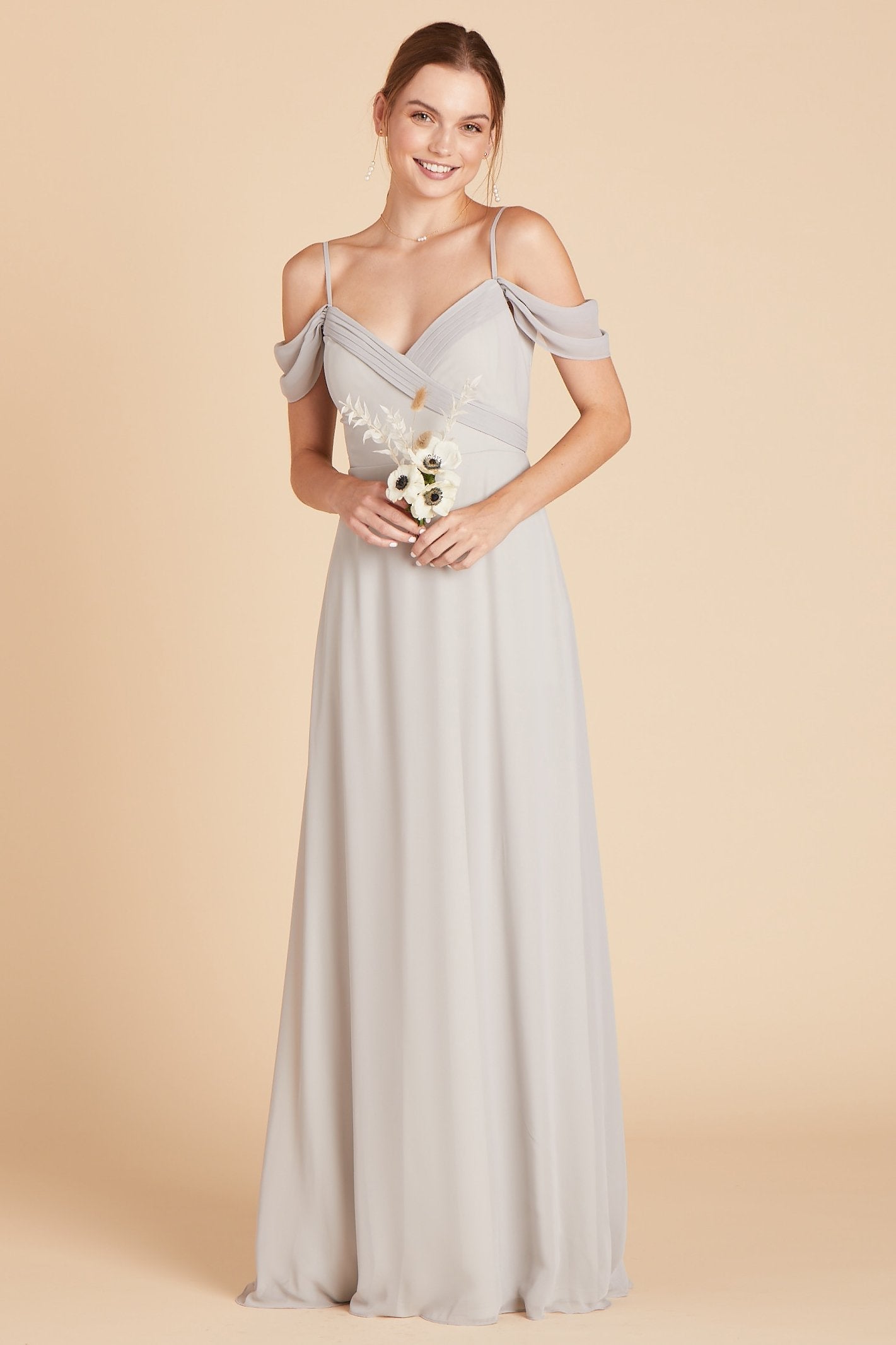 Dove Gray Spence Convertible Dress by Birdy Grey