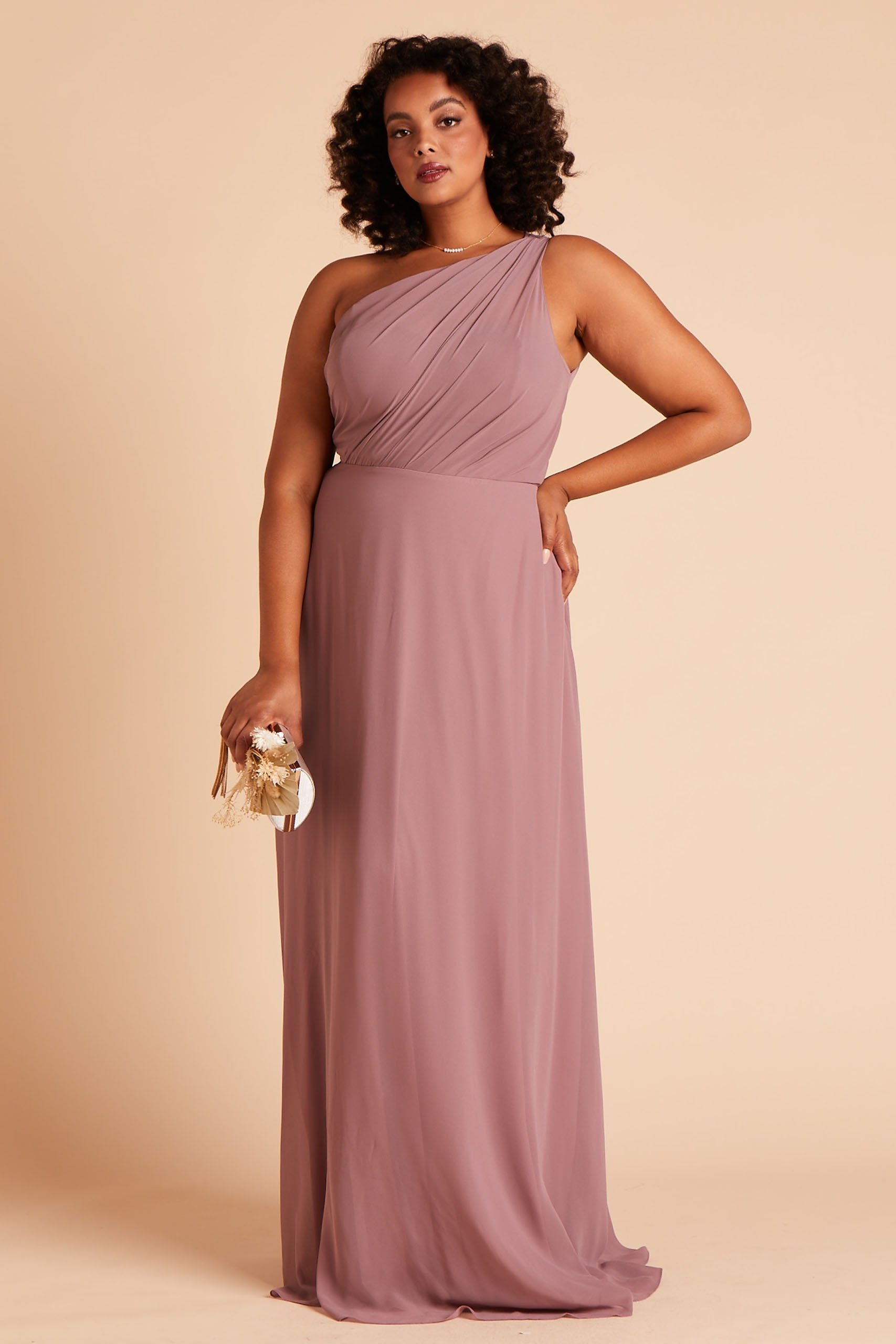 Dark Mauve Kira Dress by Birdy Grey