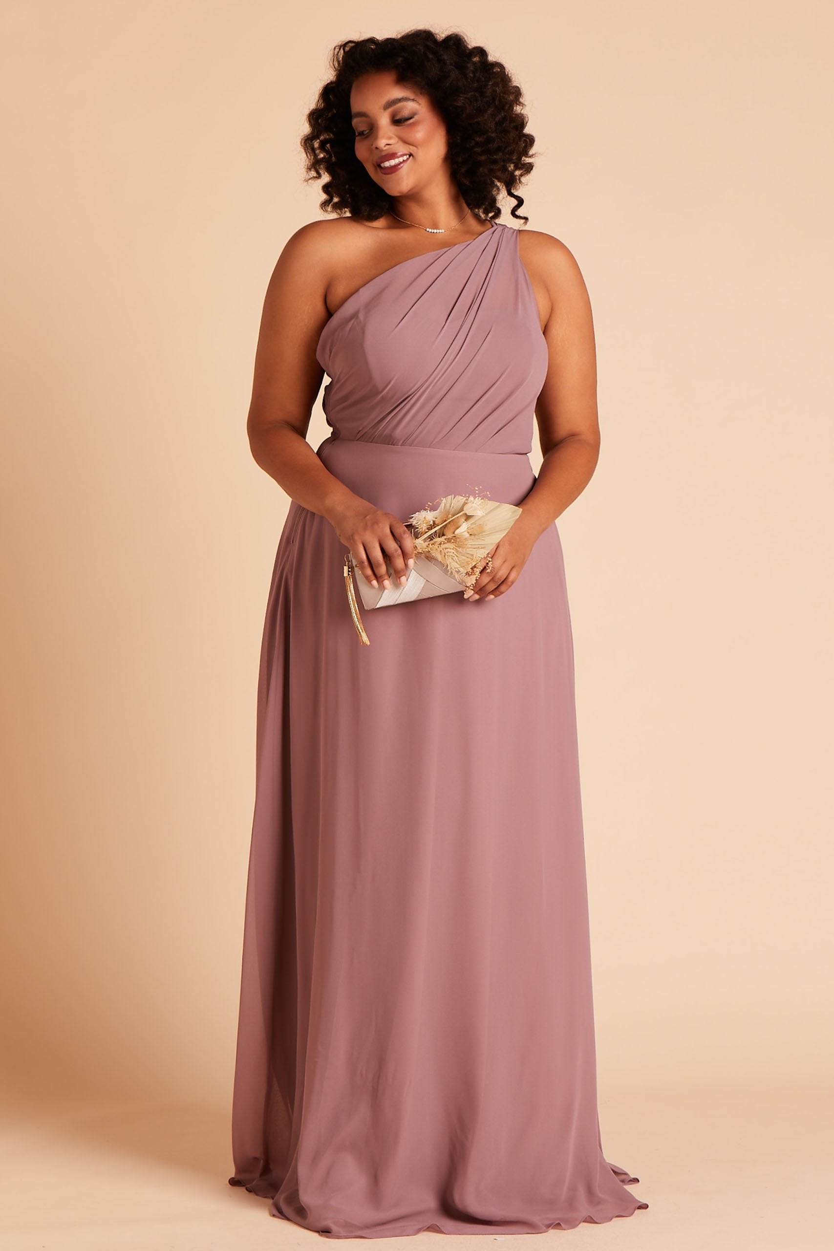 Dark Mauve Kira Dress by Birdy Grey