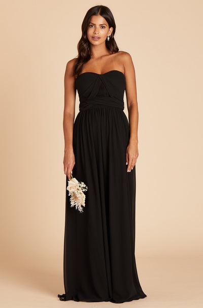 Black Grace Convertible Dress by Birdy Grey