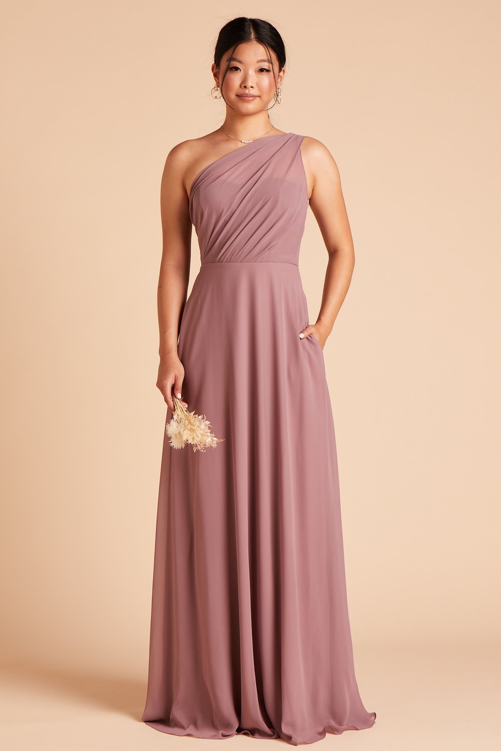 Dark Mauve Kira Dress by Birdy Grey