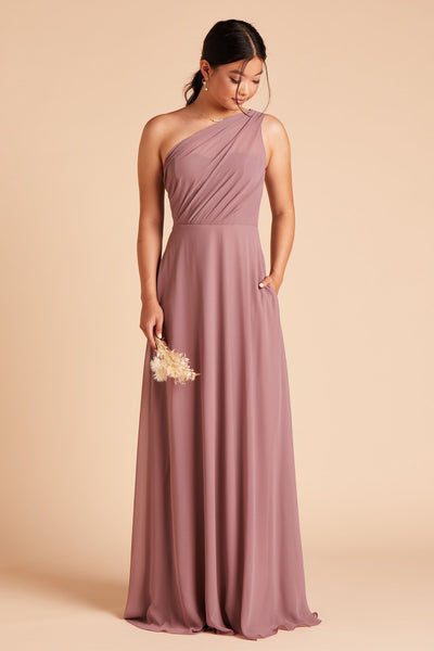 Dark Mauve Kira Dress by Birdy Grey