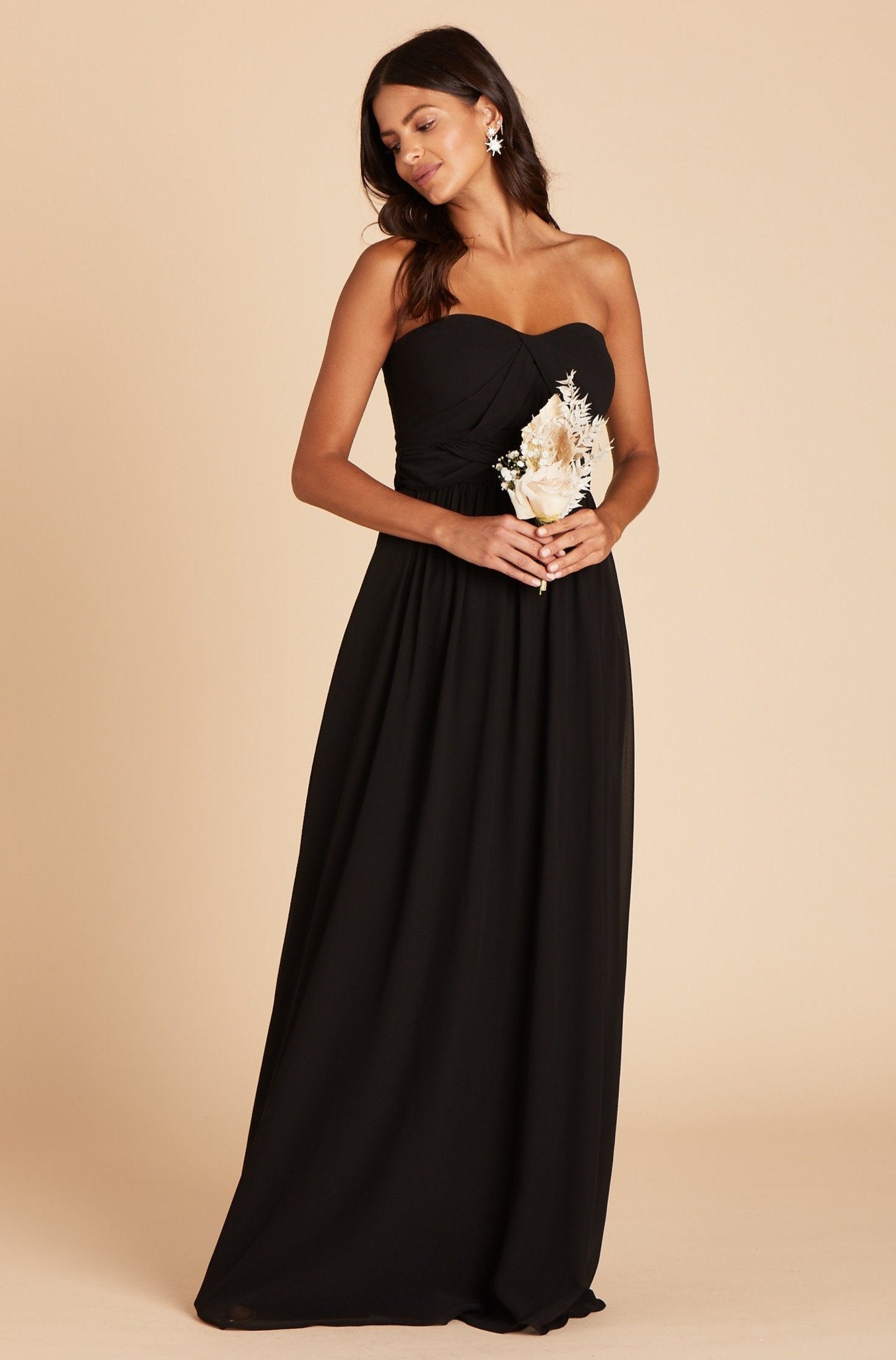 Black Grace Convertible Dress by Birdy Grey