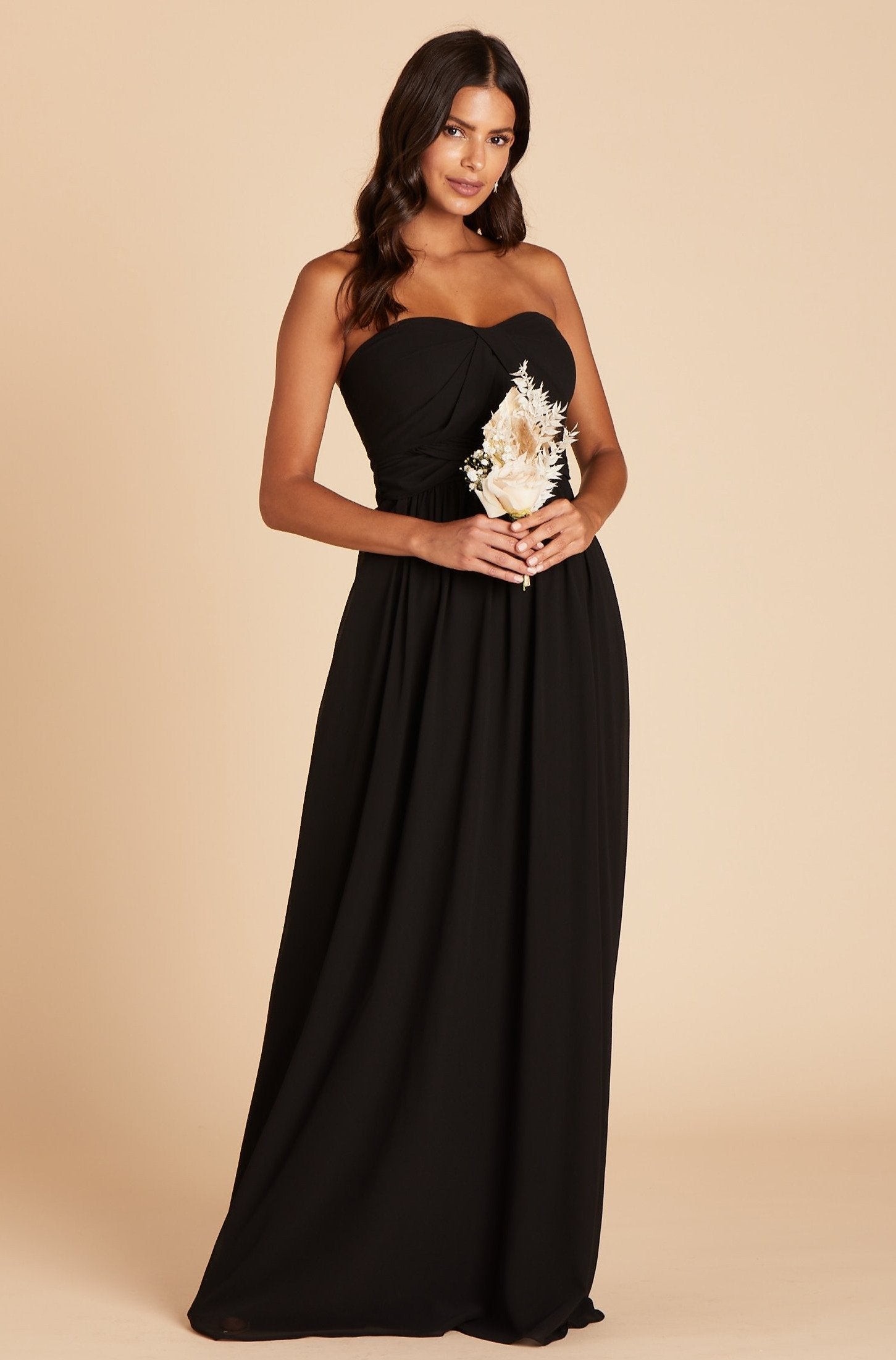 Black Grace Convertible Dress by Birdy Grey