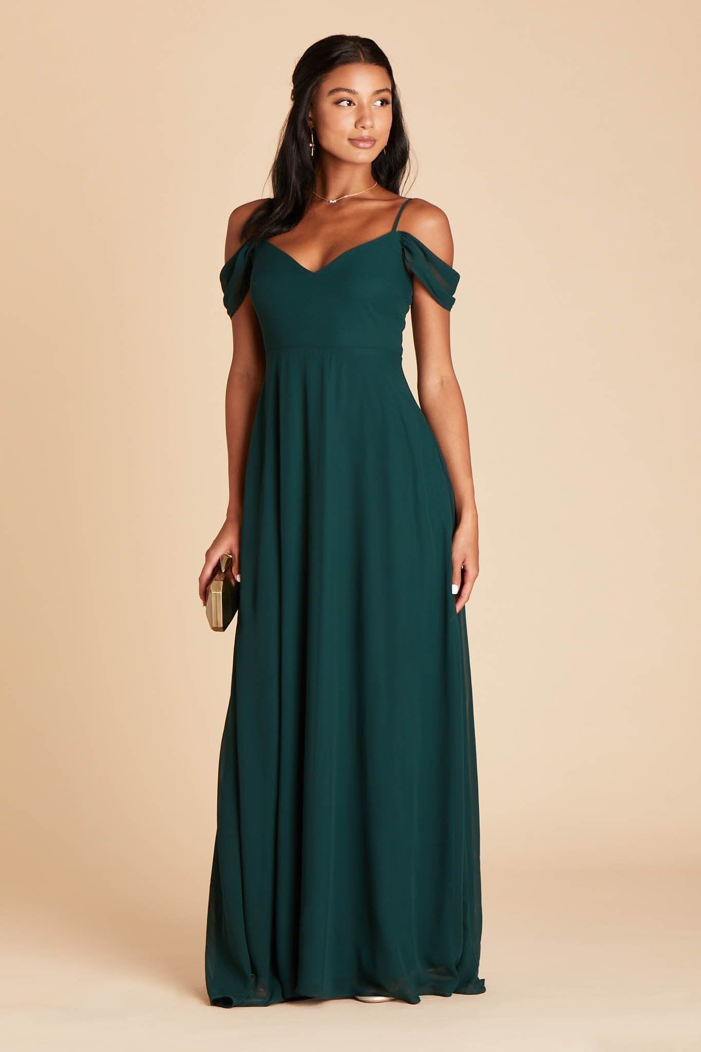 Emerald Devin Convertible Dress by Birdy Grey