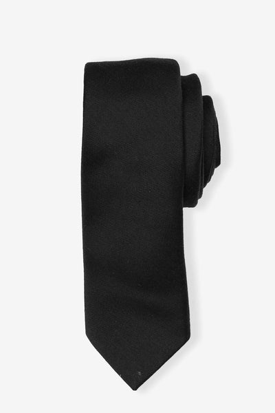 Simon Black Necktie By Birdy Grey