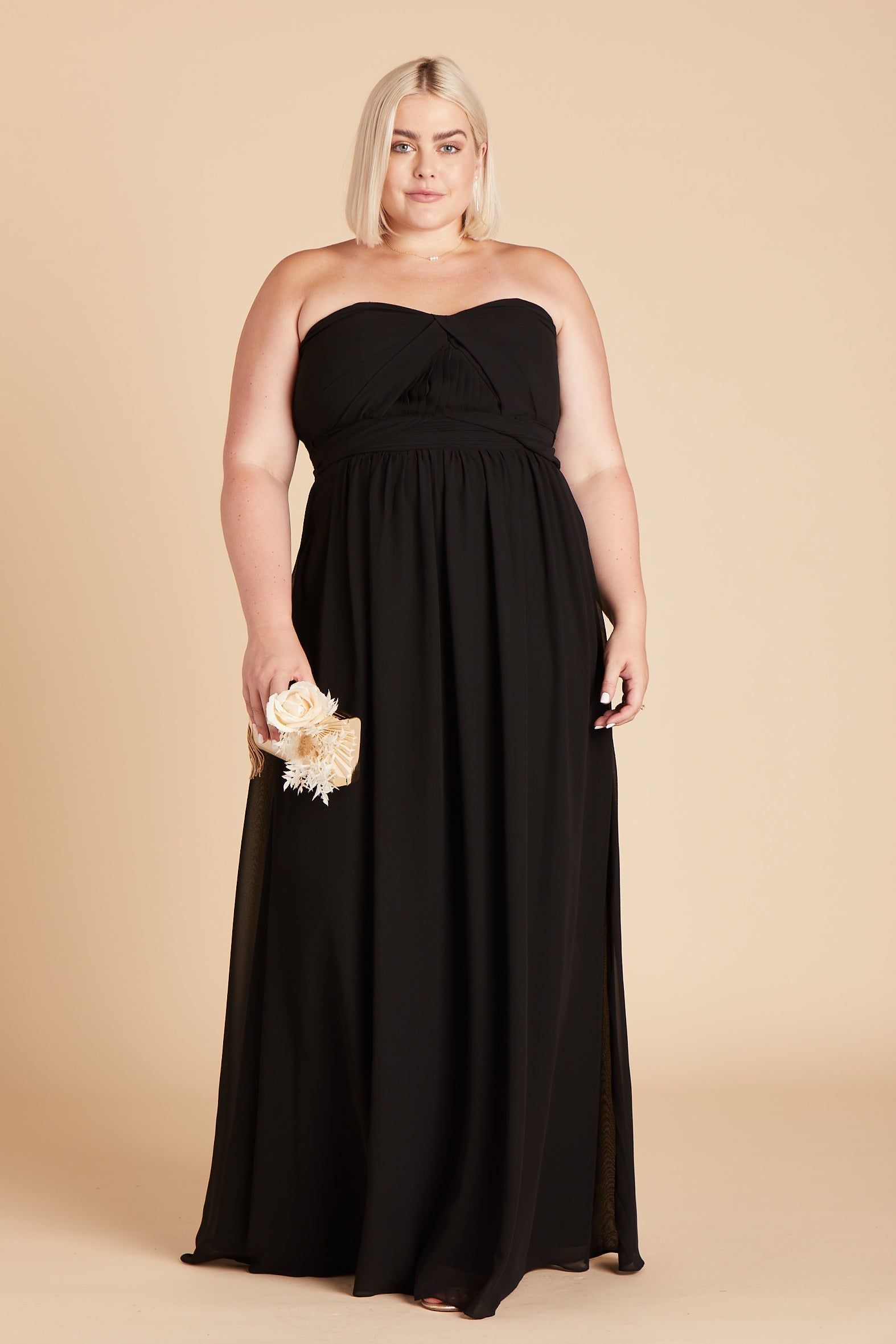 Black Grace Convertible Dress by Birdy Grey