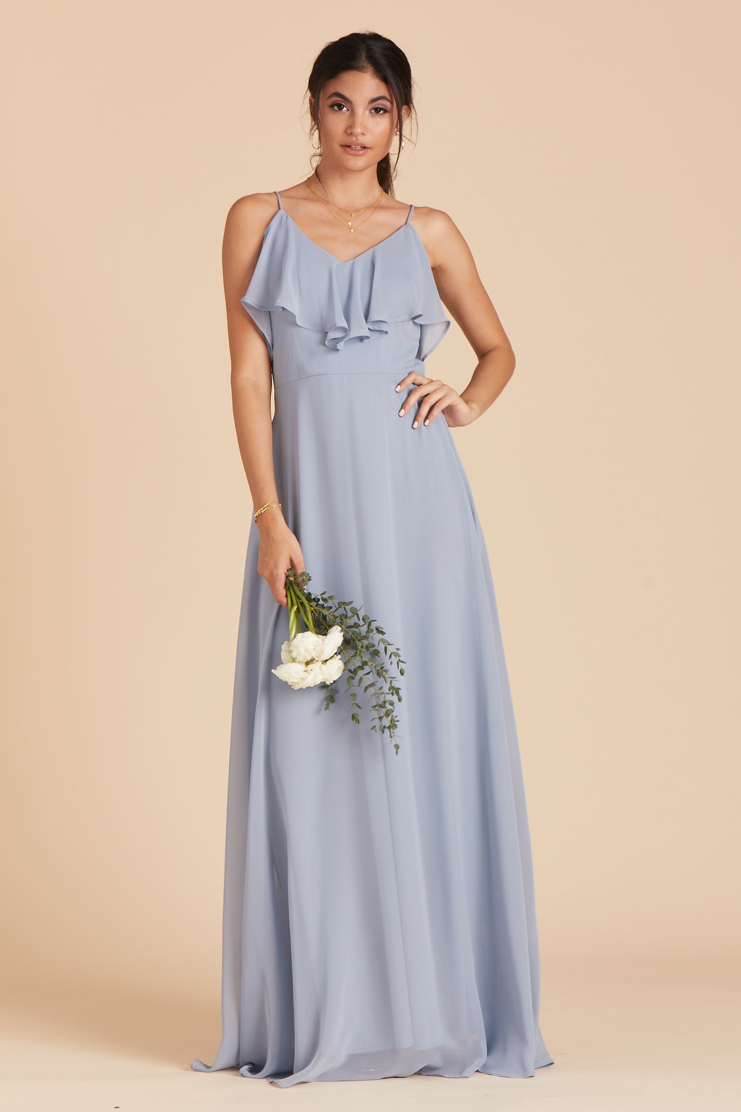 Dusty Blue Jane Convertible Dress by Birdy Grey