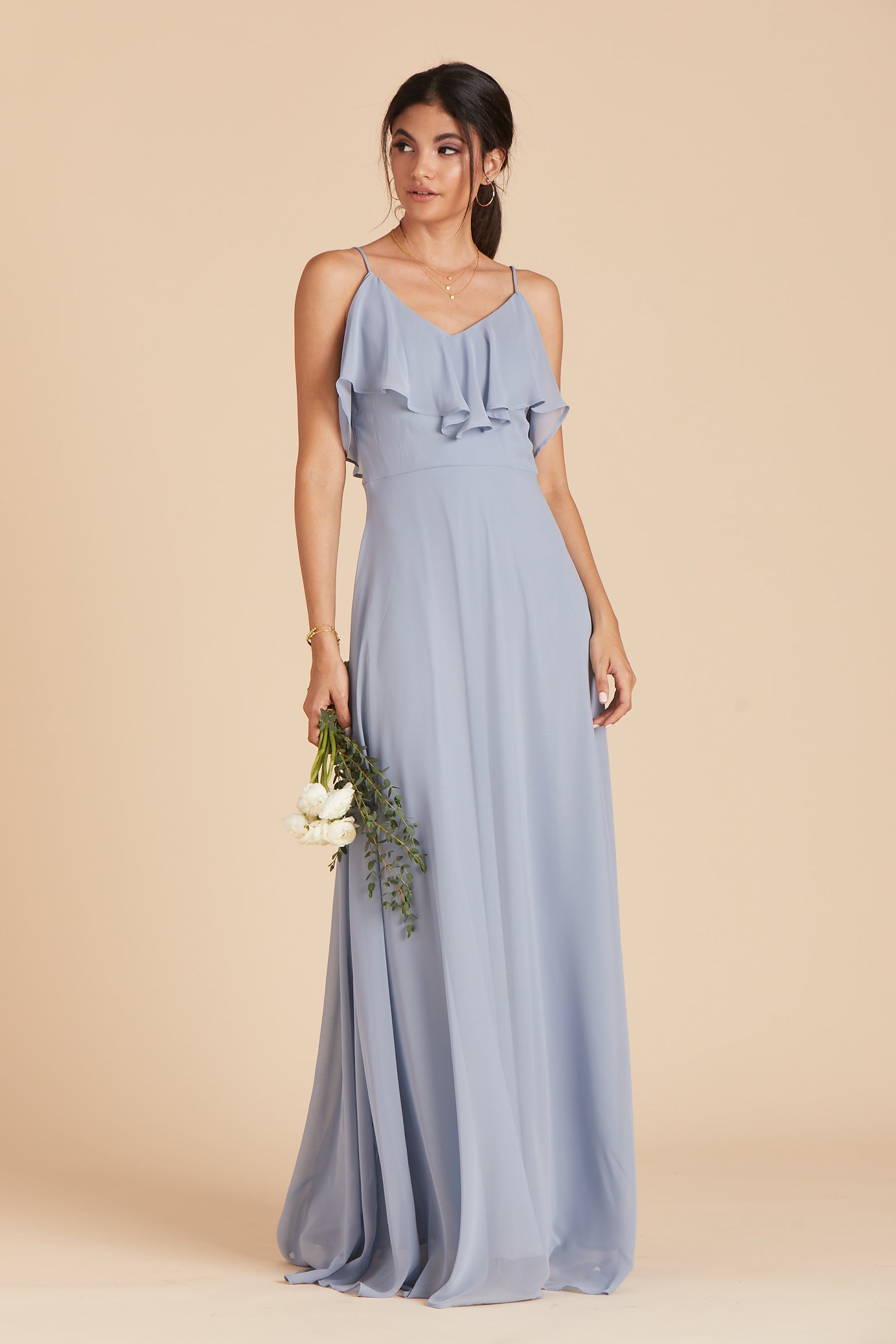 Dusty blue shop convertible dress