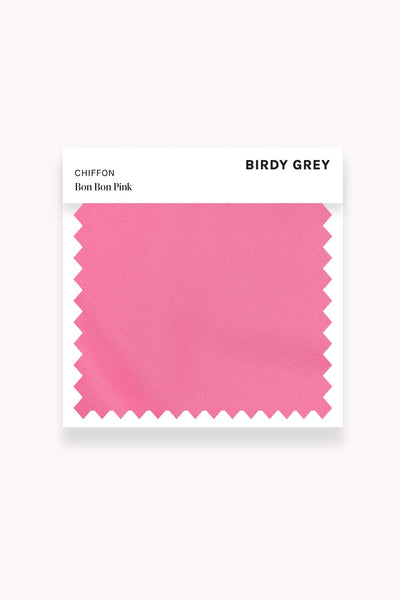 Bon Bon Pink Chiffon Swatch by Birdy Grey