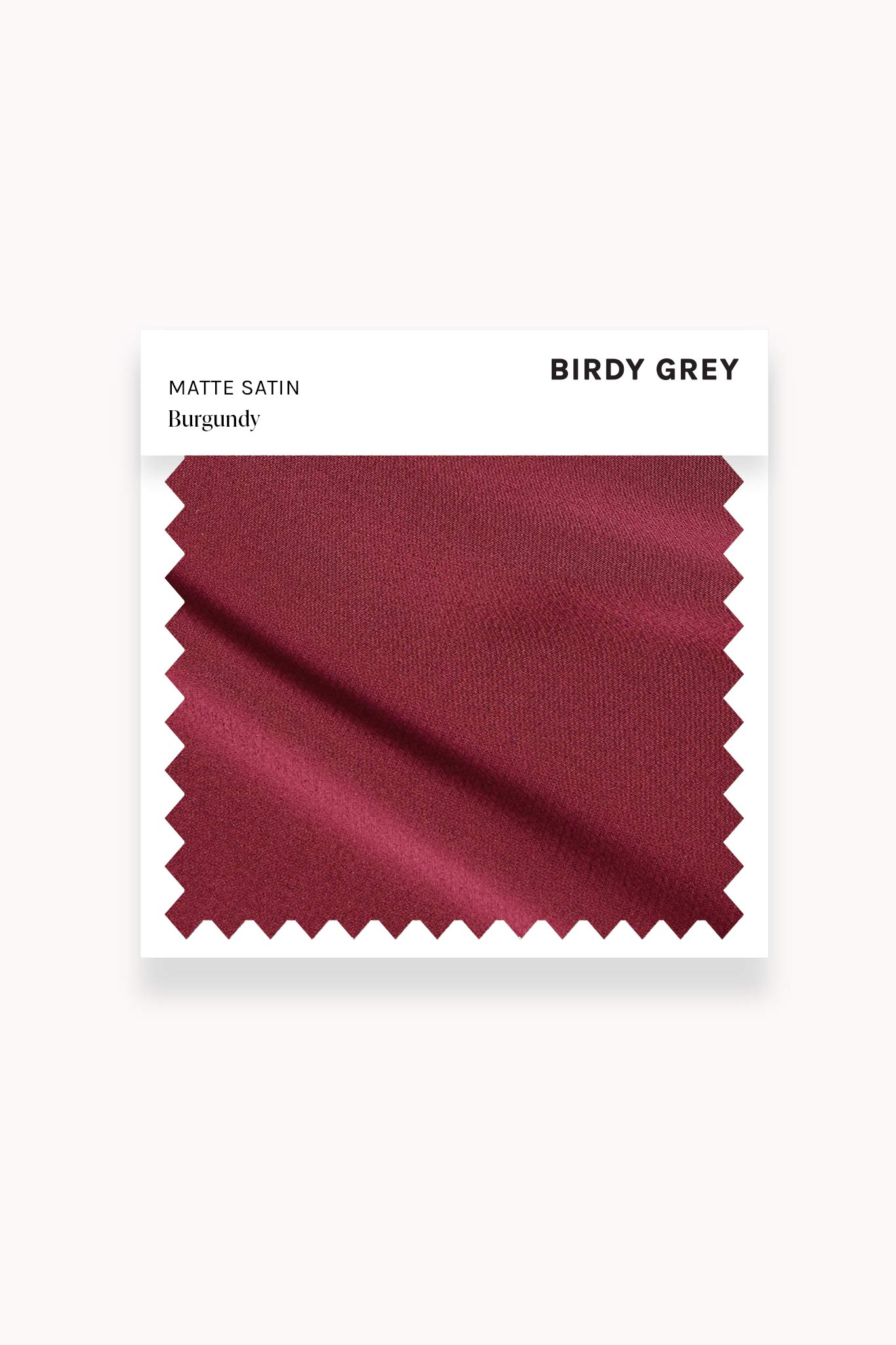 Swatch - Matte Satin in Burgundy