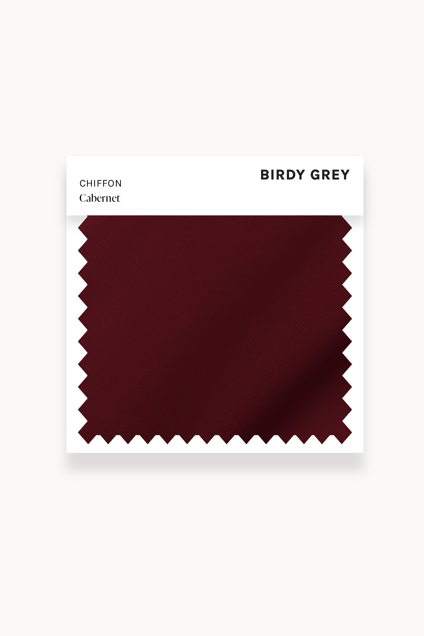 Cabernet Chiffon Swatch by Birdy Grey