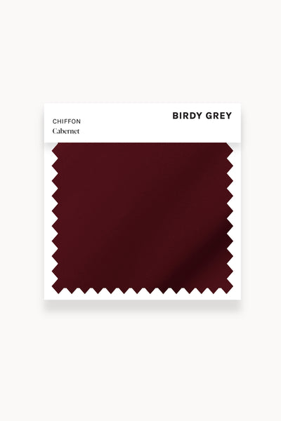 Cabernet Chiffon Swatch by Birdy Grey