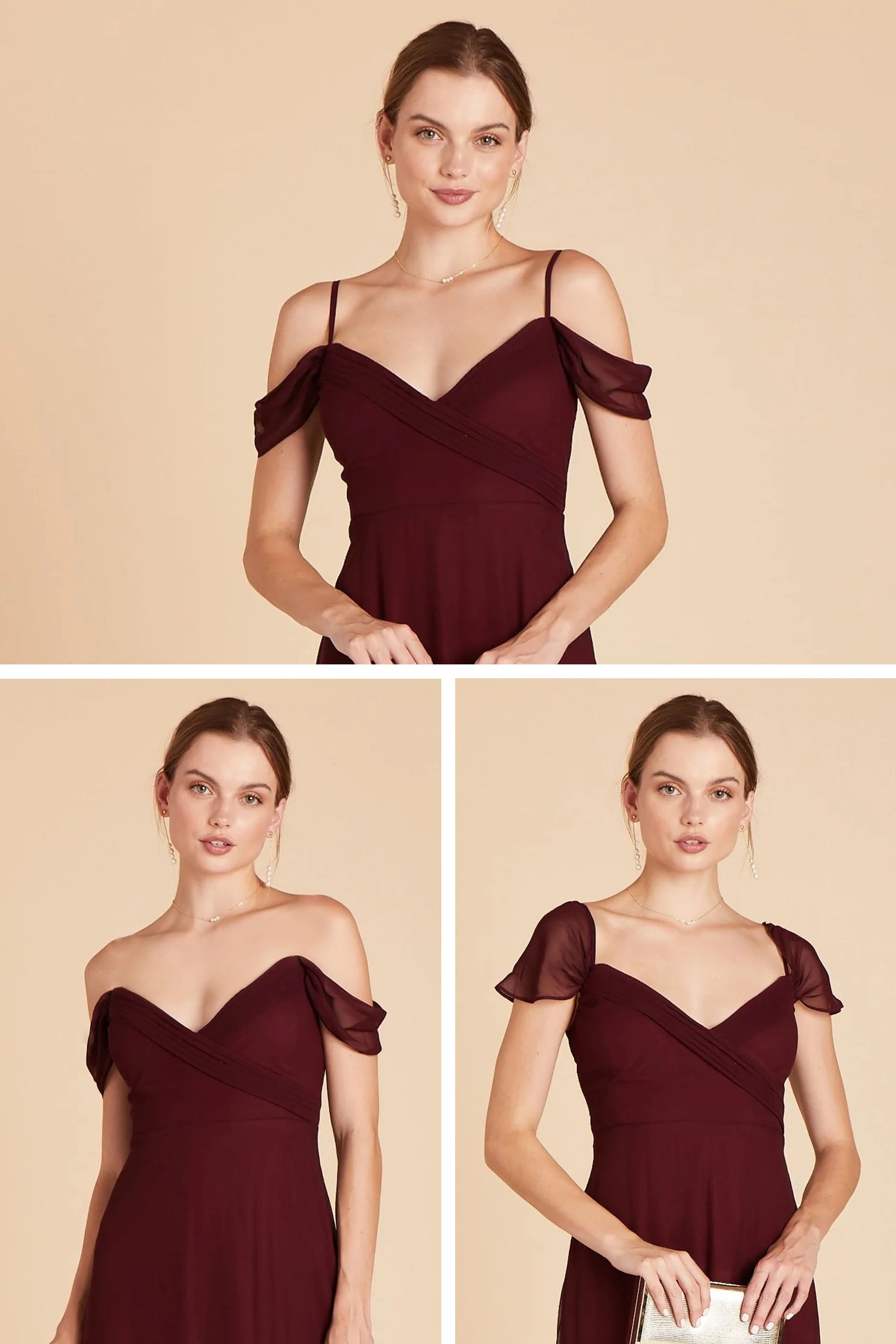 Spence Convertible Dress - Plum