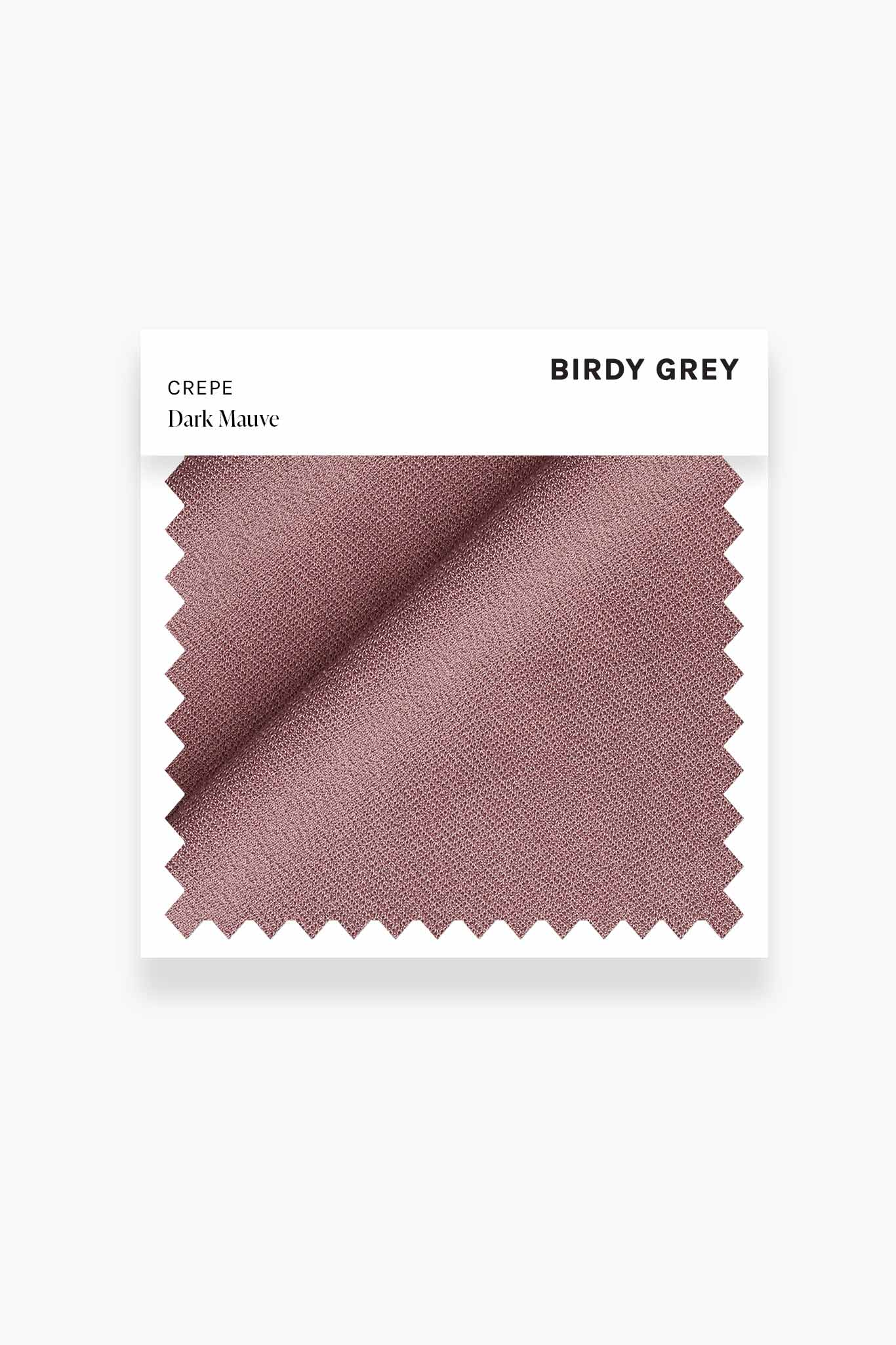 Dark Mauve Crepe Swatch by Birdy Grey