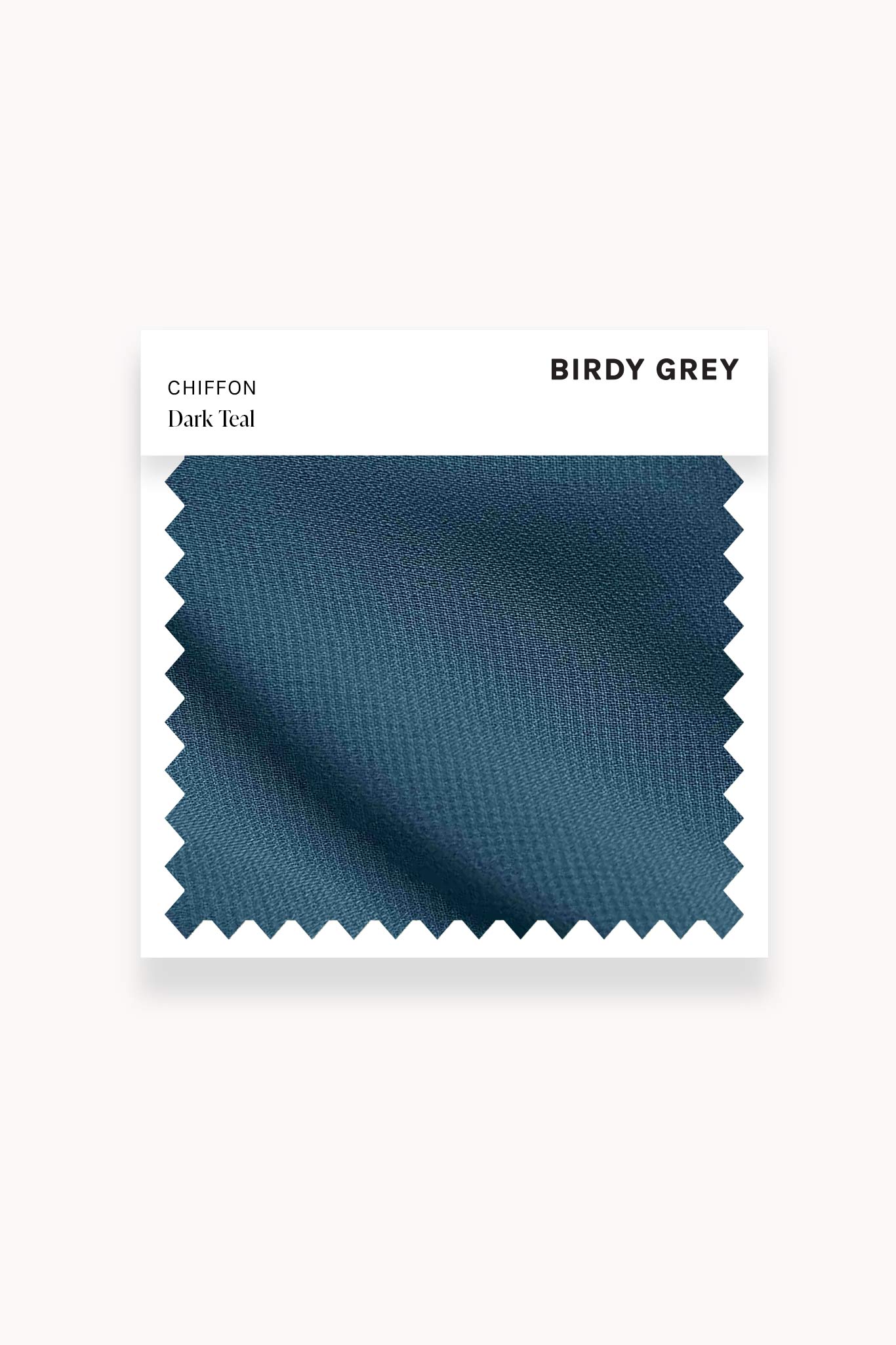 Dark Teal Chiffon Swatch by Birdy Grey