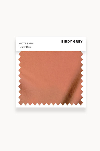 Desert Rose Matte Satin Swatch by Birdy Grey