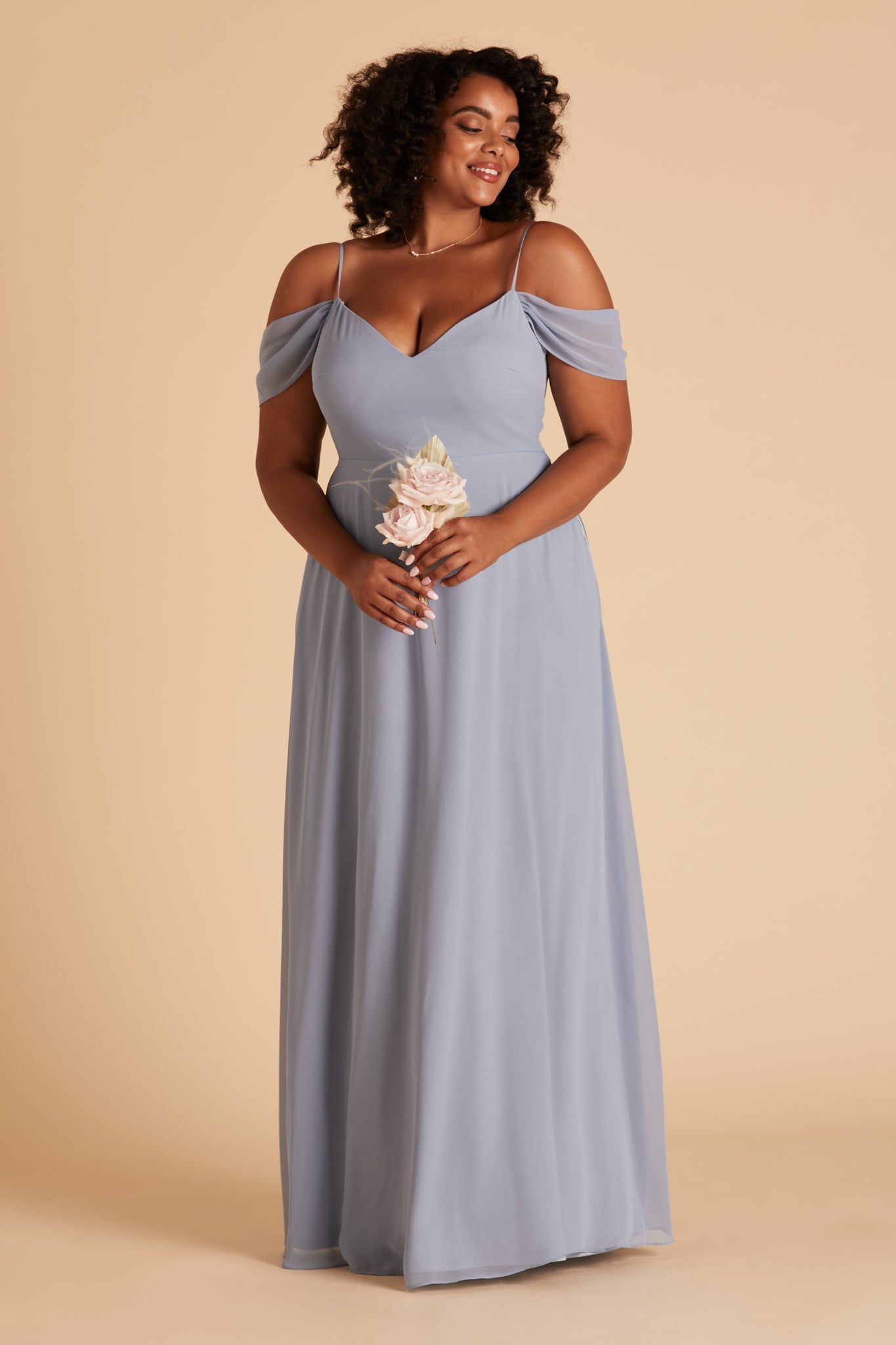 Dusty Blue Devin Convertible Dress by Birdy Grey