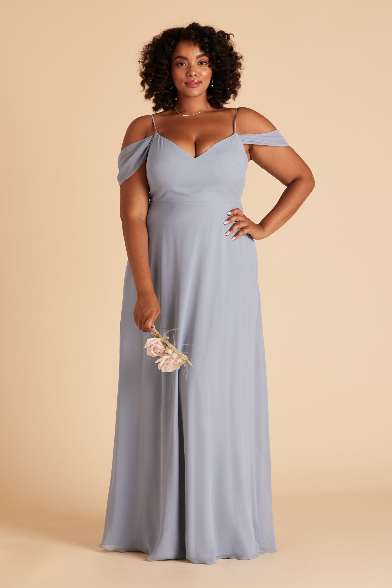 Dusty Blue Devin Convertible Dress by Birdy Grey