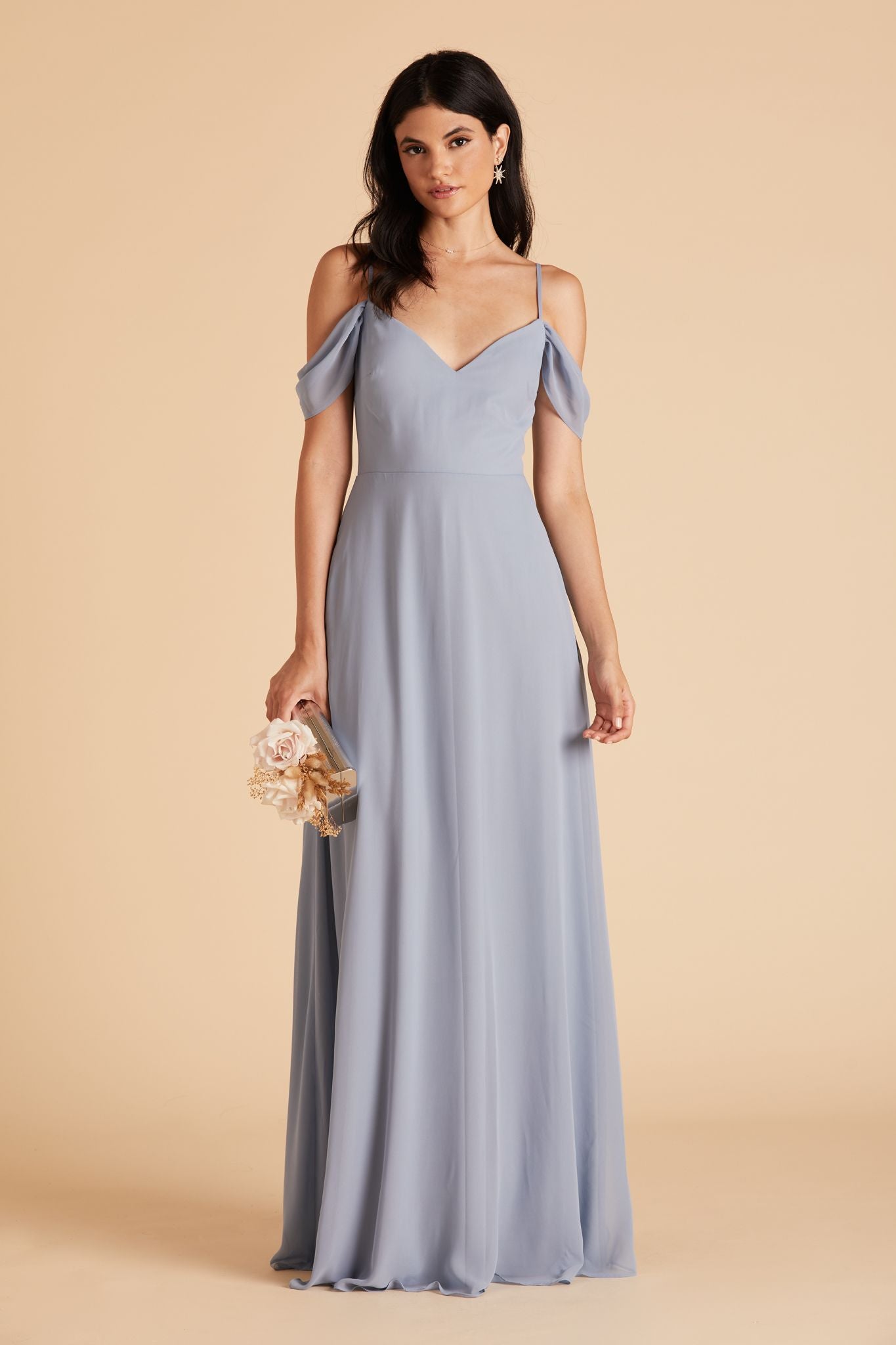 Dusty Blue Devin Convertible Dress by Birdy Grey