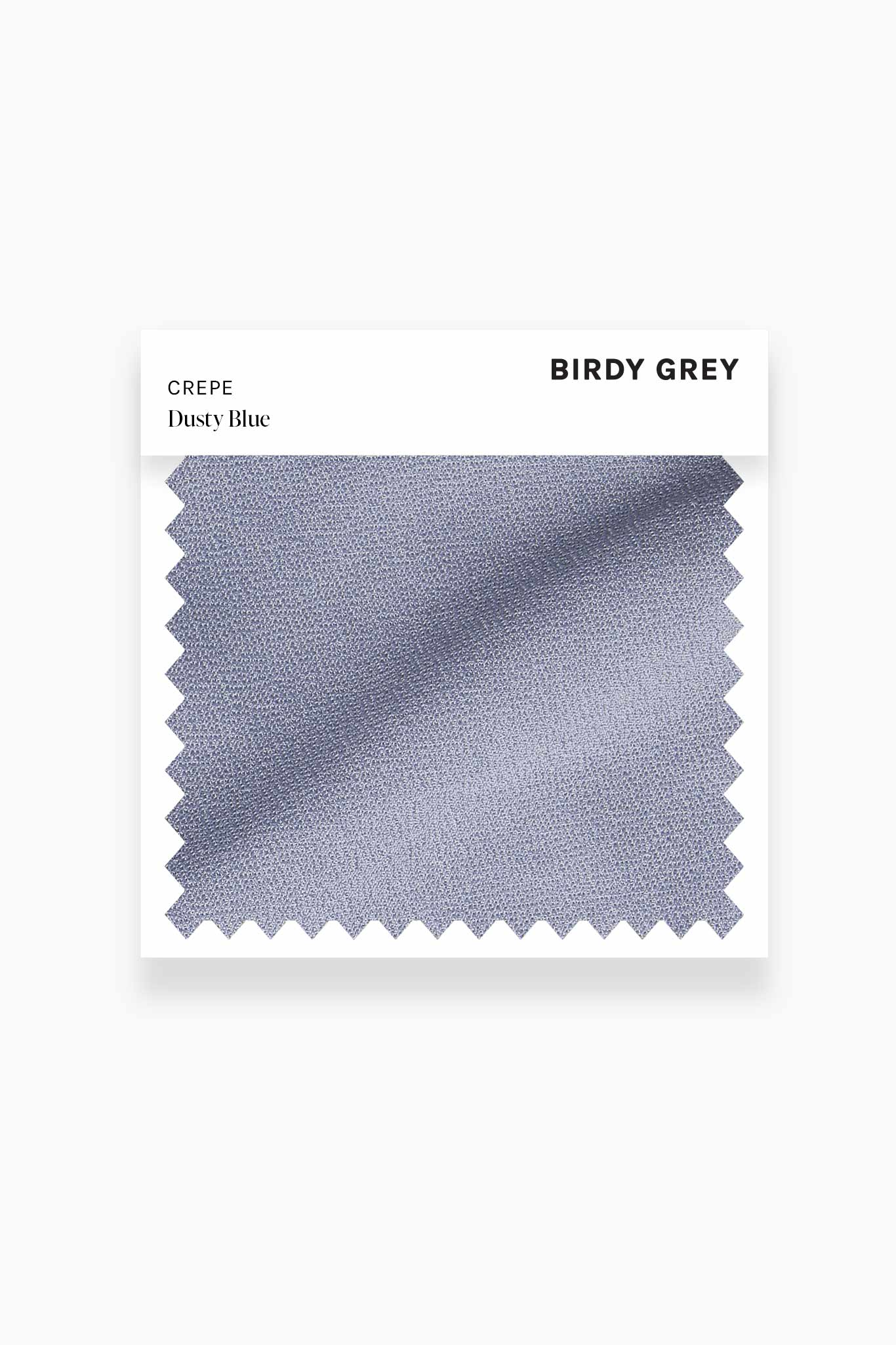 Dusty Blue Crepe Swatch by Birdy Grey