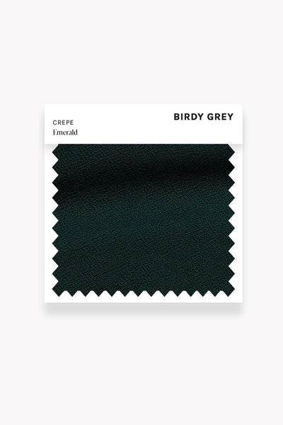 Emerald Crepe Swatch by Birdy Grey