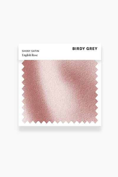 English Rose Shiny Satin Swatch by Birdy Grey