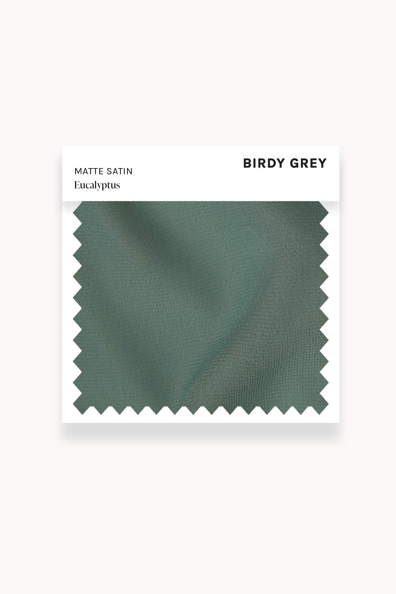 Eucalyptus Matte Satin Swatch by Birdy Grey