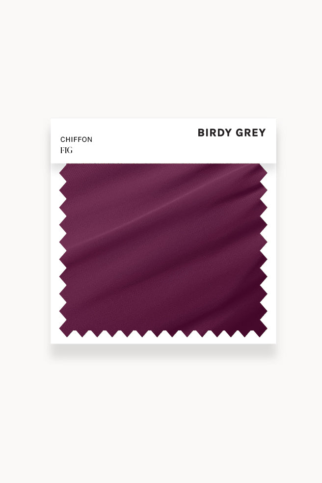 Fig Chiffon Swatch by Birdy Grey