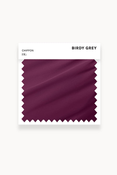 Fig Chiffon Swatch by Birdy Grey