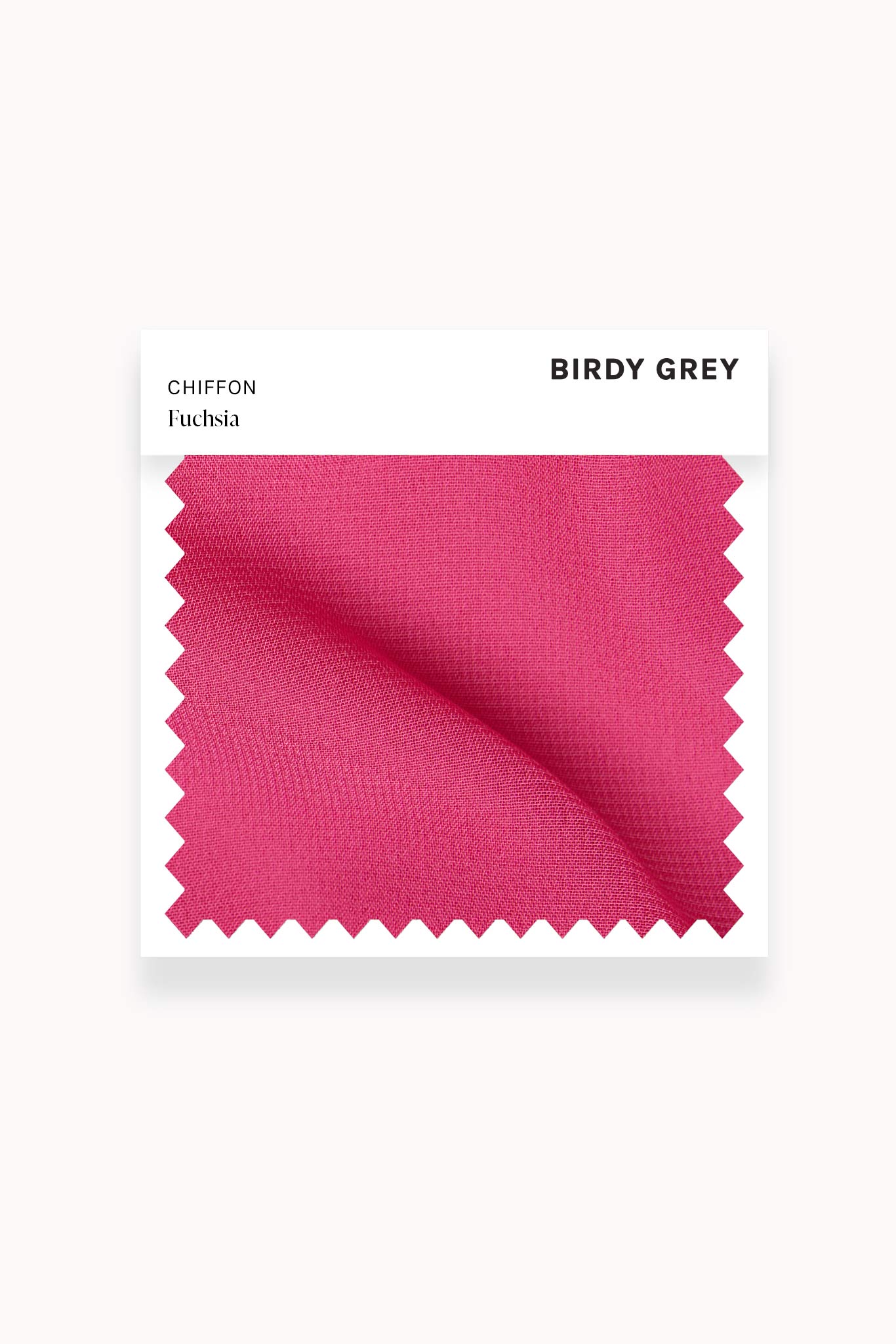 Fuchsia Chiffon Swatch by Birdy Grey