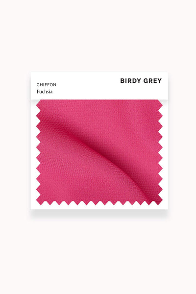 Fuchsia Chiffon Swatch by Birdy Grey