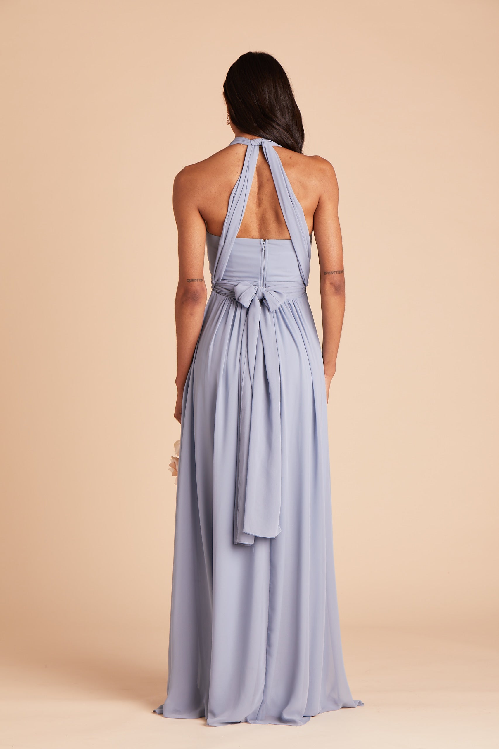 Dusty Blue Grace Convertible Dress by Birdy Grey