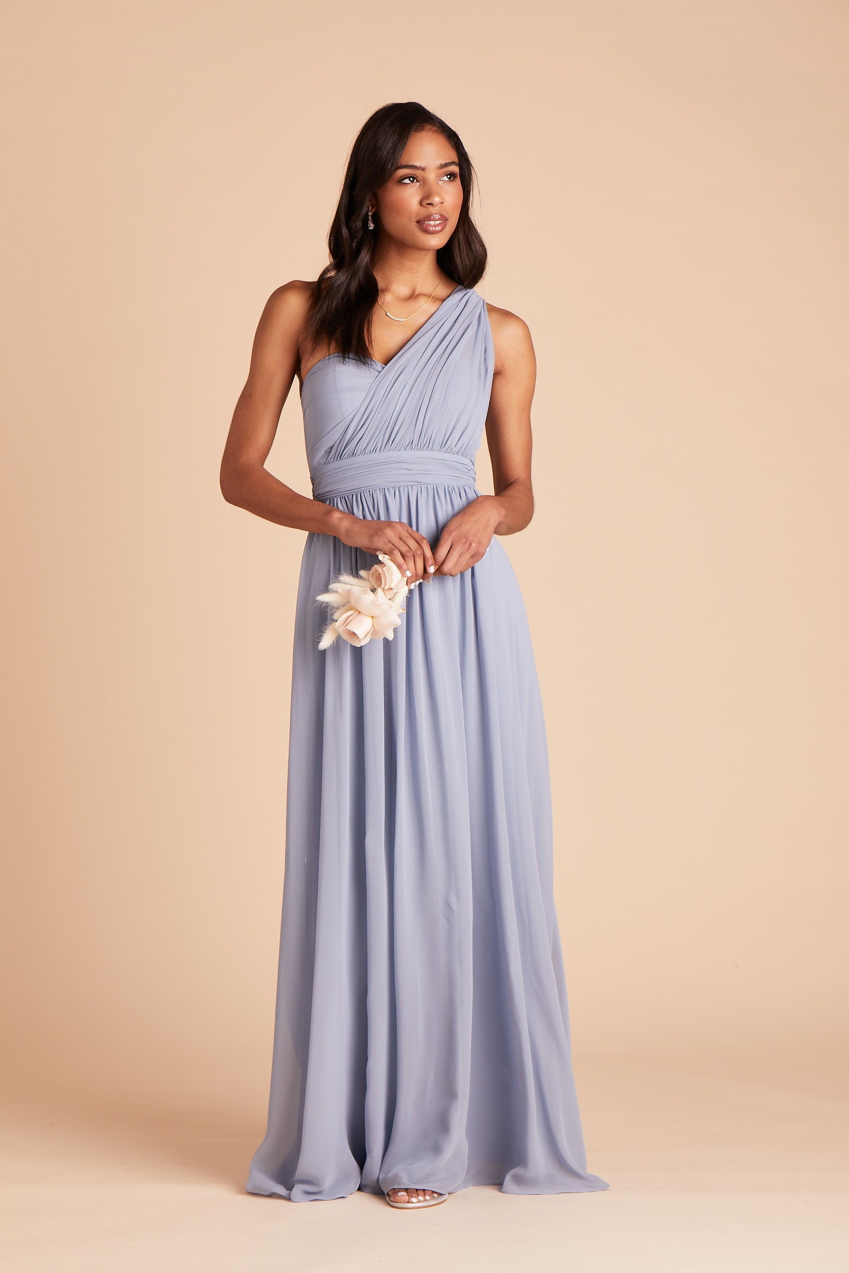 Dusty blue shop infinity bridesmaid dresses