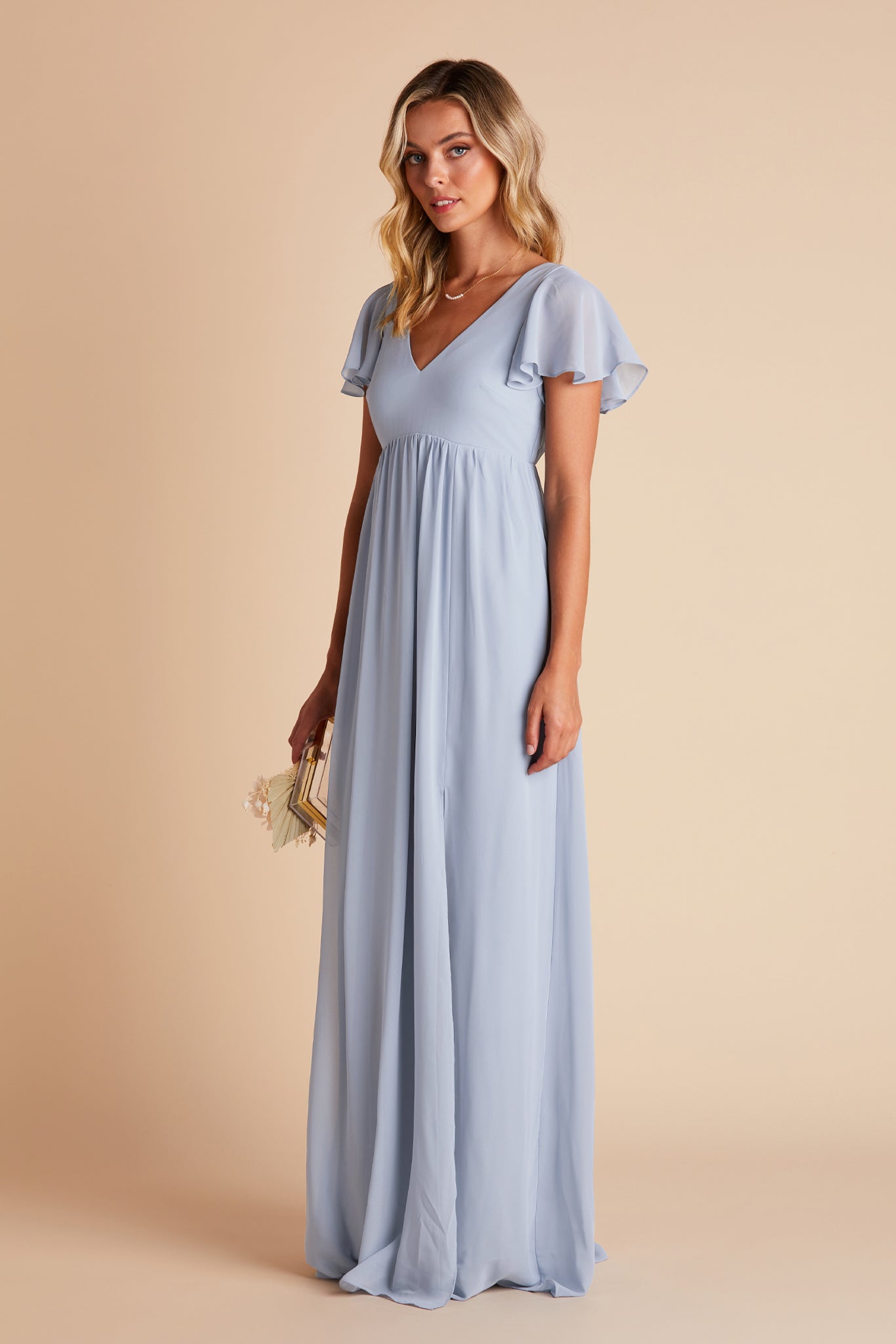 Blue Empire Dress