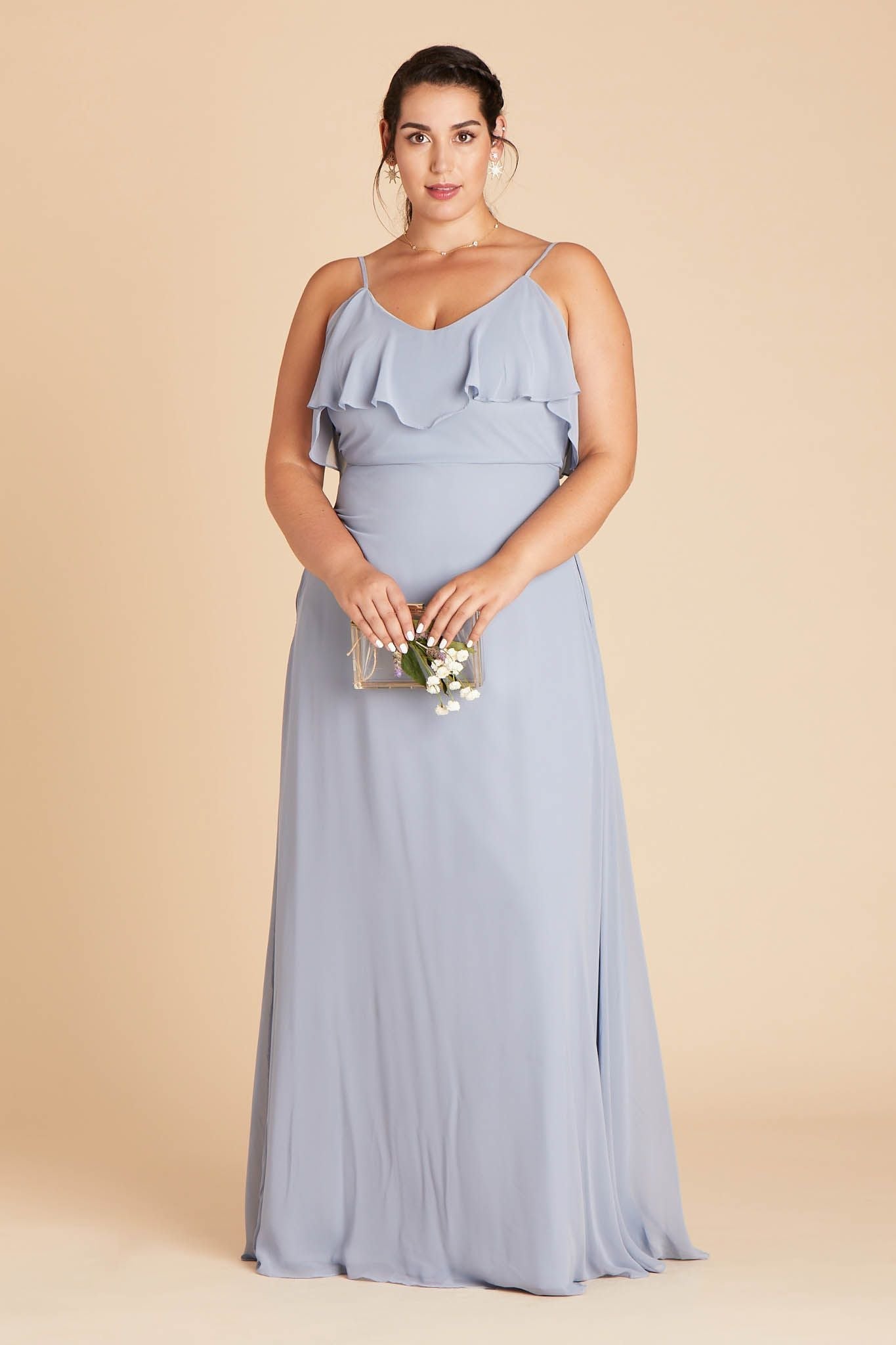 Dusty Blue Jane Convertible Dress by Birdy Grey