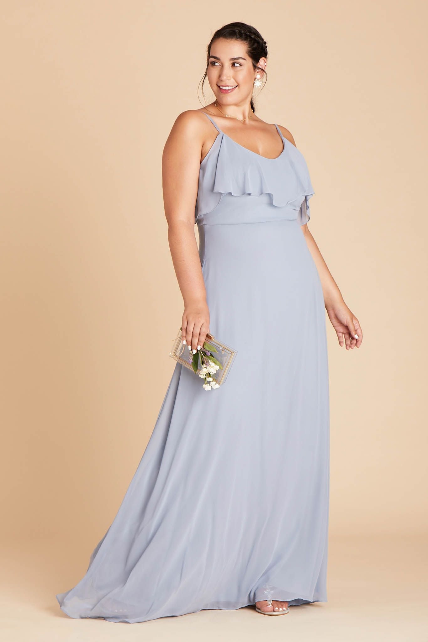 Dusty Blue Jane Convertible Dress by Birdy Grey