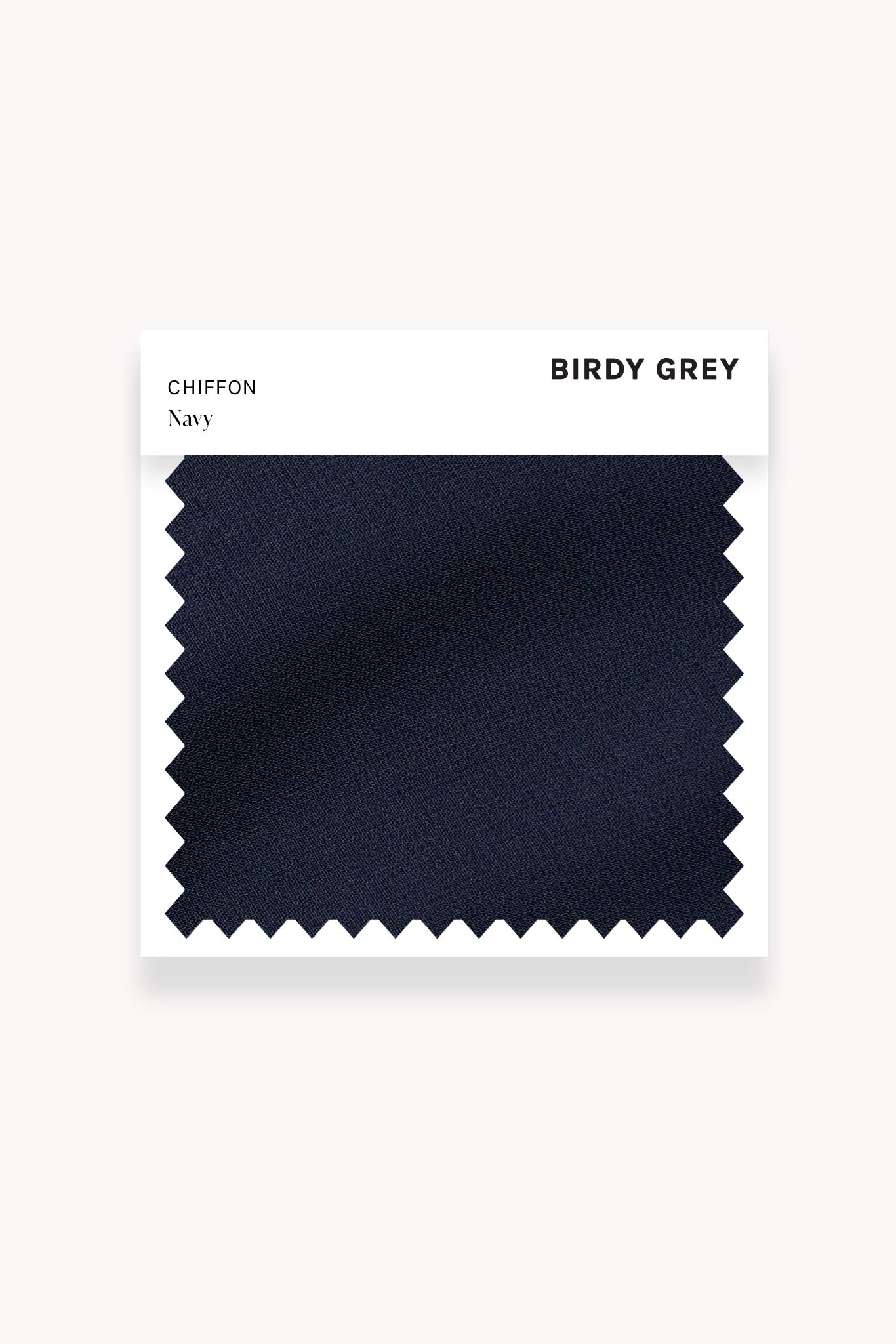 Navy Chiffon Swatch by Birdy Grey