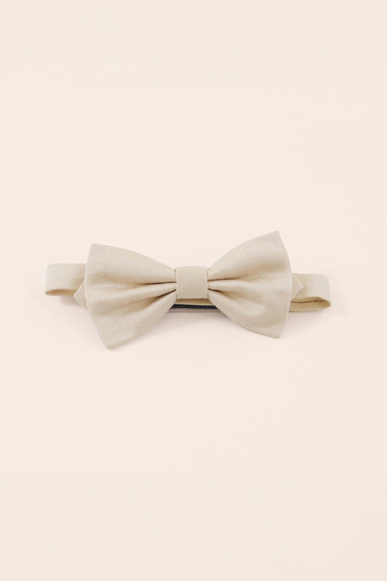 Harry Neutral Champagne Bow Tie By Birdy Grey