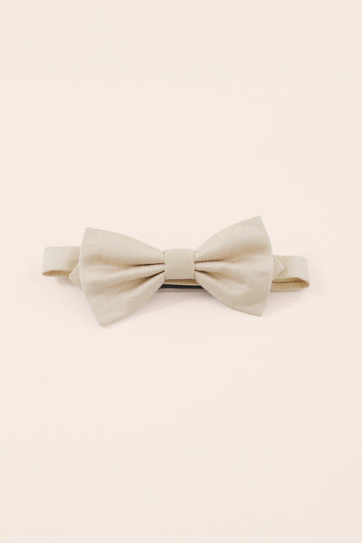 Harry Neutral Champagne Bow Tie By Birdy Grey