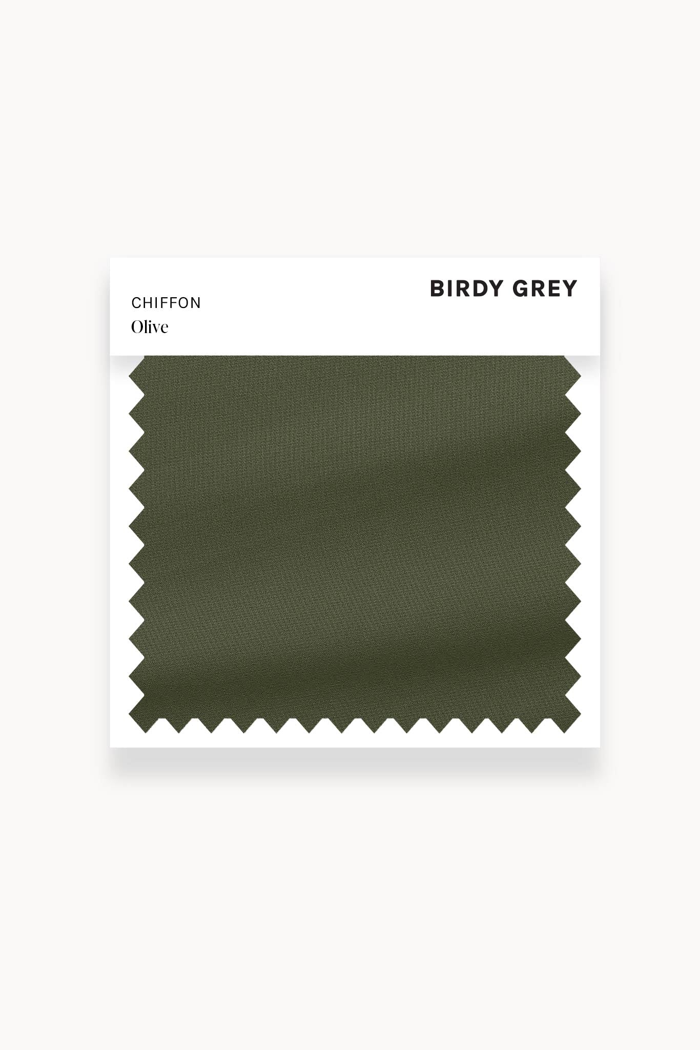 Olive Chiffon Swatch by Birdy Grey