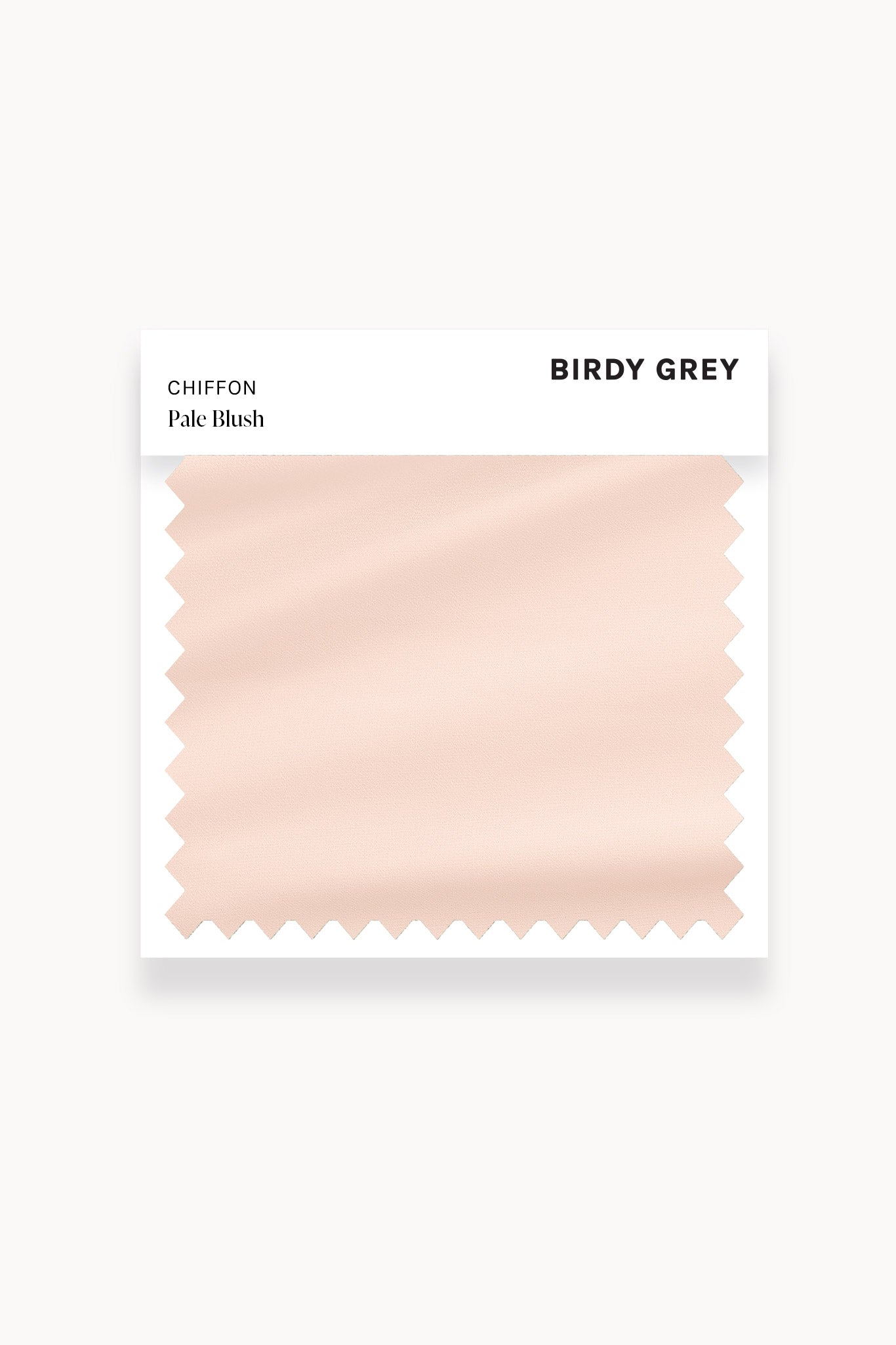 Pale Blush Chiffon Swatch by Birdy Grey