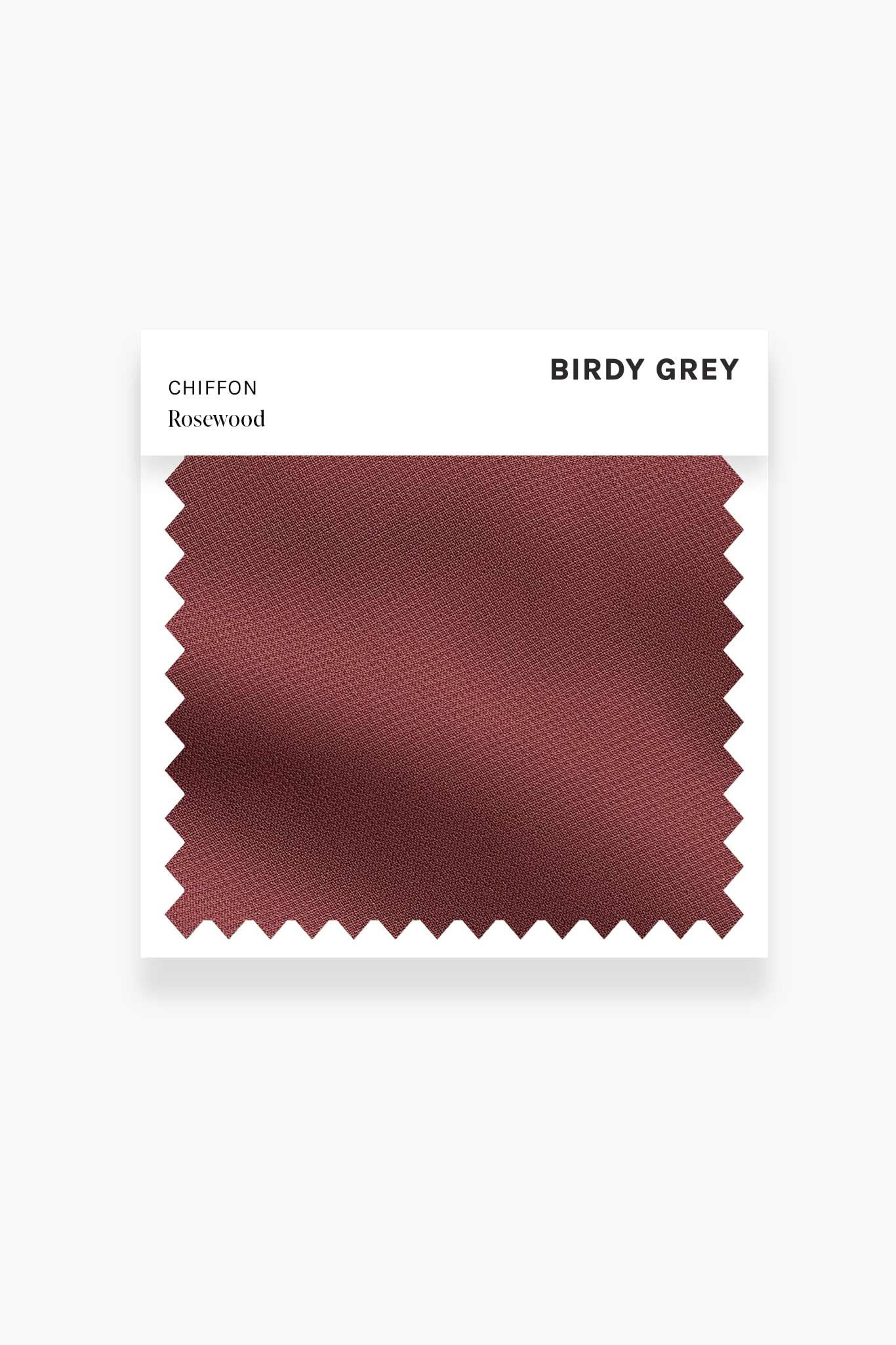 Rosewood Chiffon Swatch by Birdy Grey