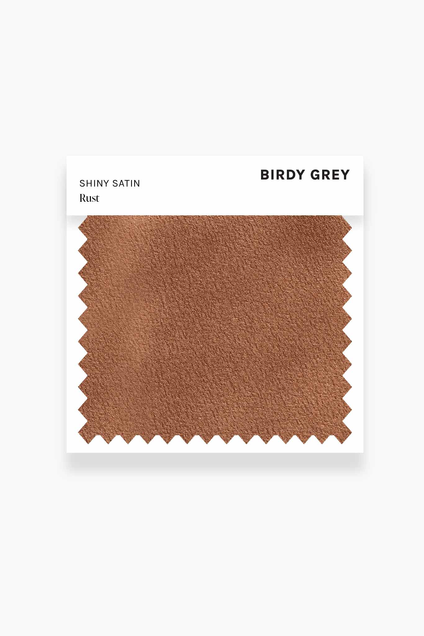 Rust Shiny Satin Swatch by Birdy Grey