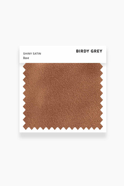 Rust Shiny Satin Swatch by Birdy Grey